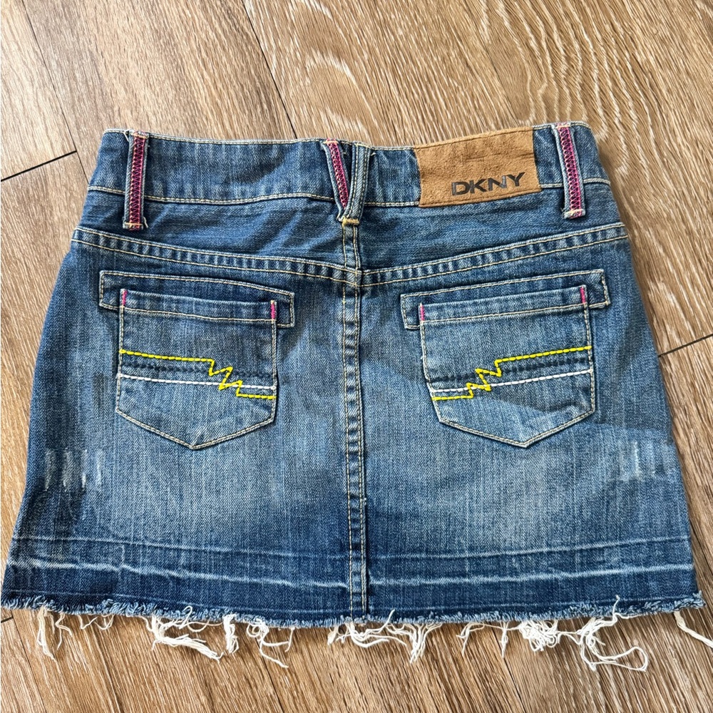 DKNY Denim Mini Skirt